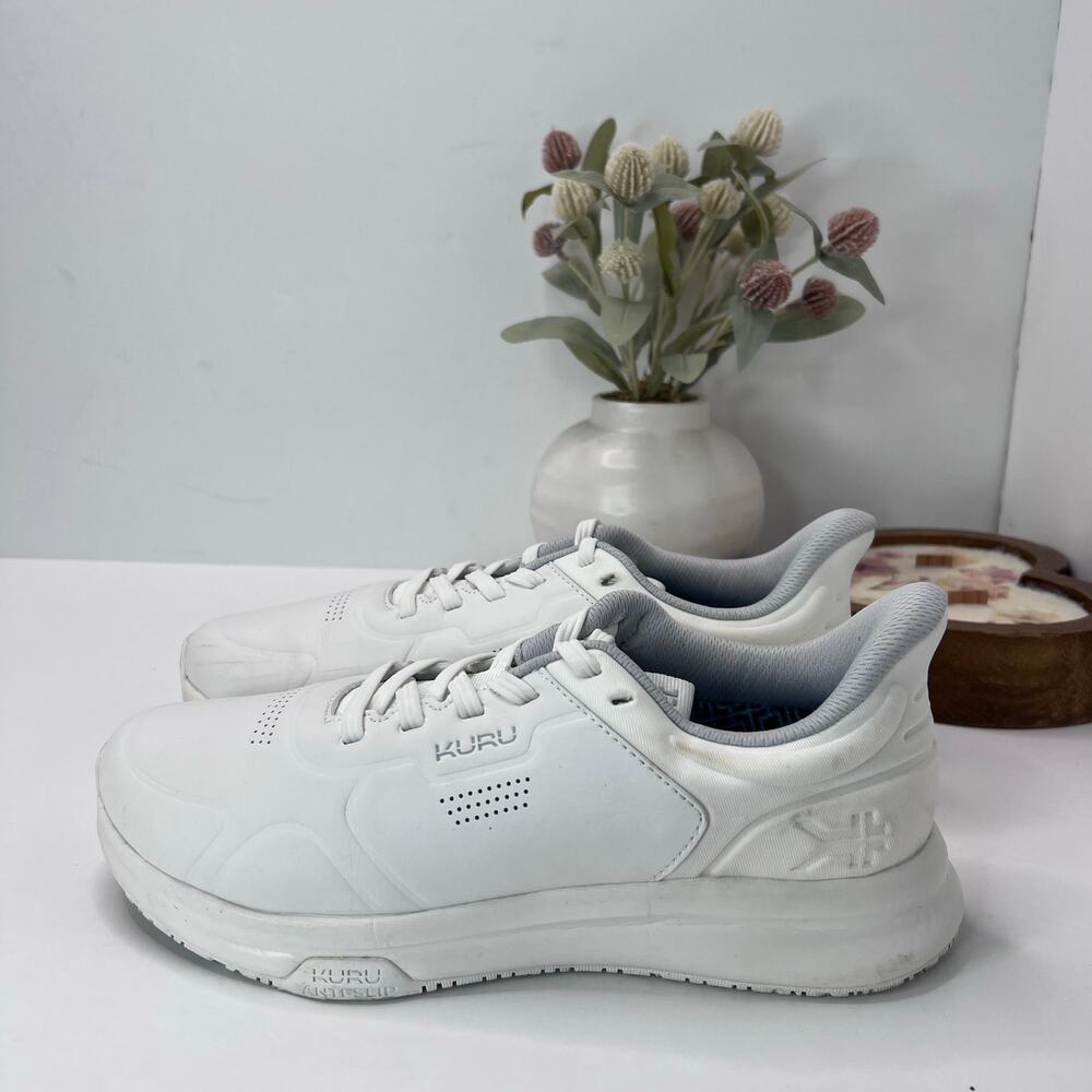 Kuru Shift Comfort Anti-Slip Work Shoe Bright White Women 9.5M